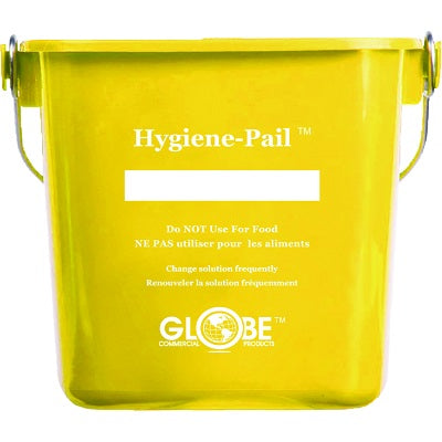 Bucket-Colour Coded Hygiene Pail 2.8L. Yellow - 3603Y