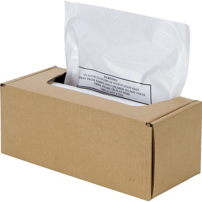 Shredder Bags-Automax 300C/500C, Clear  100/Ct - 3608401