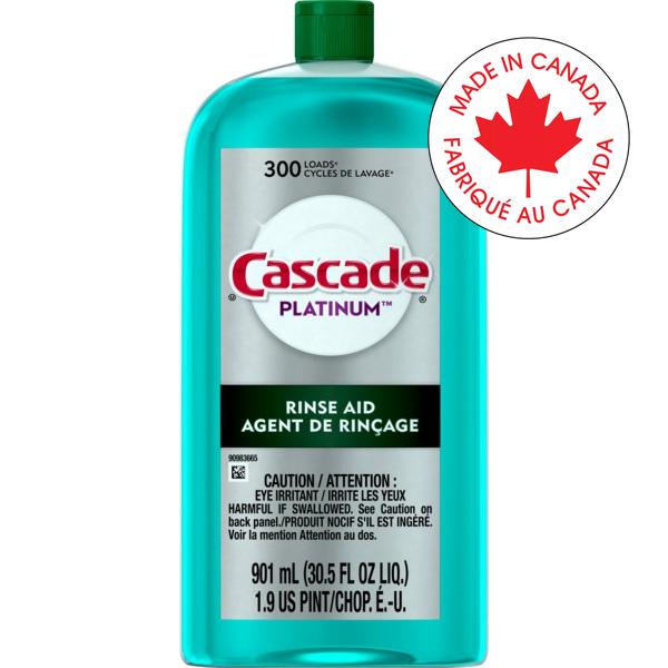 Dishwasher Rinse Aid-Cascade, Power Dry, Rinse 901Ml. - 37000-89629