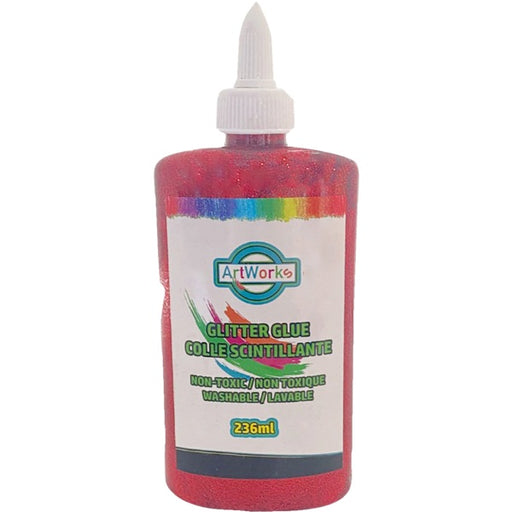 Glue-Glitter, Washable Red 236Ml. - 37862