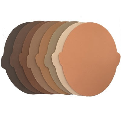 Foam-Multicultural Faces 8/Pack - 38886