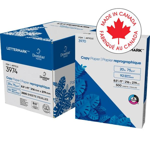 Paper-Lettermark Copy Letter Size 20Lb. 92Br. 2500/Ct - 3974