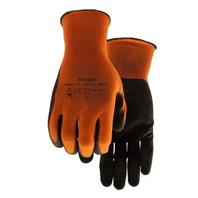 Gloves-Stealth Heavy Artillery, Latex Palm, X-Large - 397X6-XL