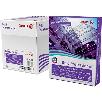 Paper-Xerox Bold Professional, Letter 24Lb 98B 500/Pk - 3R13038