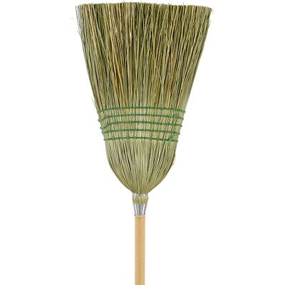 Broom-Housekeeper, Corn Broom, Lacquered Handle - 4000
