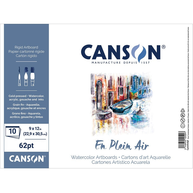 Artboard Pad-Plein Air Watercolour, 9X12, 10 Sheets - 400061698
