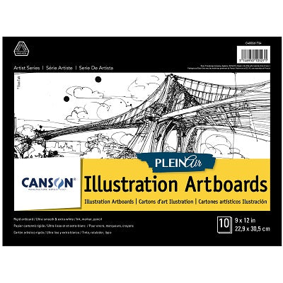 Artboard Pad-Plein Air Illustration, 9X12, 10 Sheets - 400061734