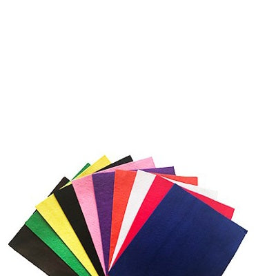 Felt Sheets-9X12" Assorted, 10/Pack - 40090