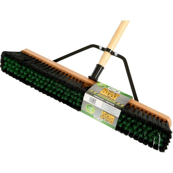 Broom-Globe Beast Push Broom, 24" Medium - 4064