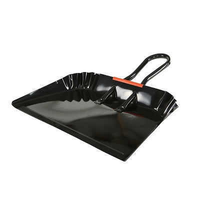 Dust Pan-16" Metal, Black - 4088