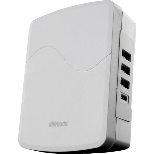 Wall Tap-3 Outlet, 3 Usb-A, 1 Usb-C 1060 Joules, White - 41260