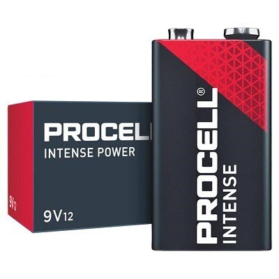 Battery-Alkaline Procell Intense 9V 12/Box   Px1604 - 41333-03716