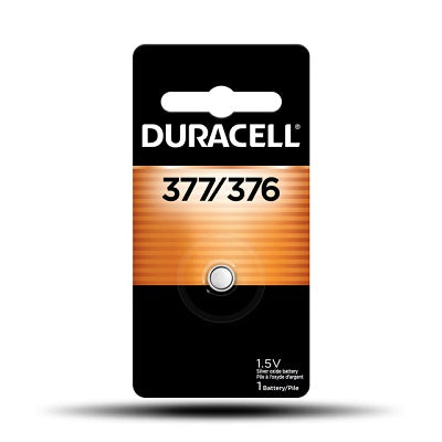 Battery-Silver Oxide Button 1.5V  D377Bpk - 41333-17709