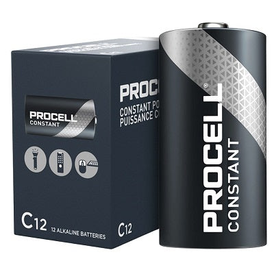 Battery-Alkaline Procell Constant Power C 12-Pack   Pc1400 - 41333-51140