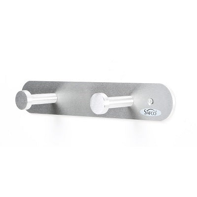 Coat Hook-Nail Head 2-Hook, Silver - 4200