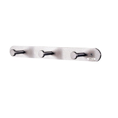 Coat Hook-Nail Head 3-Hook, Silver - 4201