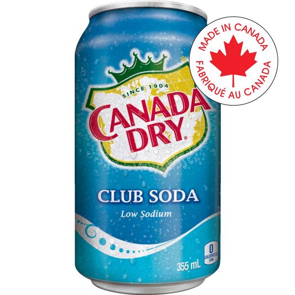 Pop-Canada Dry Club Soda 355Ml  12/Ct - 426329