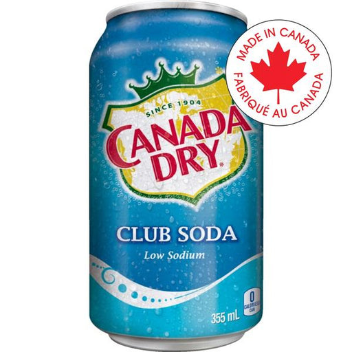 Pop-Canada Dry Club Soda 355Ml  12/Ct - 426329