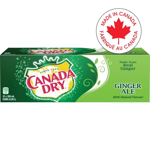 Pop-Canada Dry Ginger Ale 355Ml 12/Ct - 426330