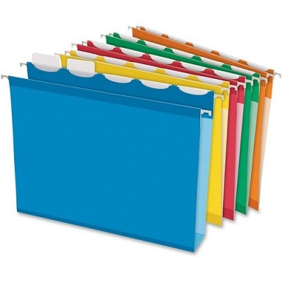 Folder-Box Bottom, Ready-Tab, Letter 2" Capacity, Assorted - 42700