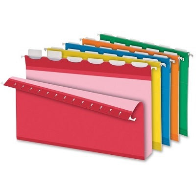 Folder-Box Bottom, Ready-Tab, Legal 2" Capacity, Assorted - 42702