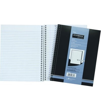 Notebook-Coil, Cambridge 160 Page 9.5X7.25  Wide Ruled - 43100-06364