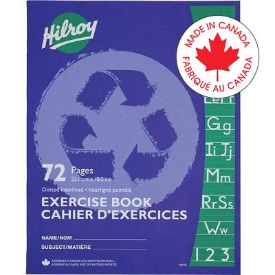 Exercise Book-Stitched 9-1/8X7-1/8 Interline With Margin - 43100-12152
