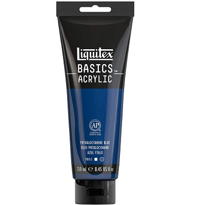 Paint-Acrylic Liquitex Basics 250 Ml Phthalocyanine Blue - 4385316