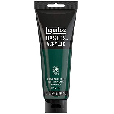 Paint-Acrylic Liquitex Basics 250 Ml Phthalocyanine Green - 4385317