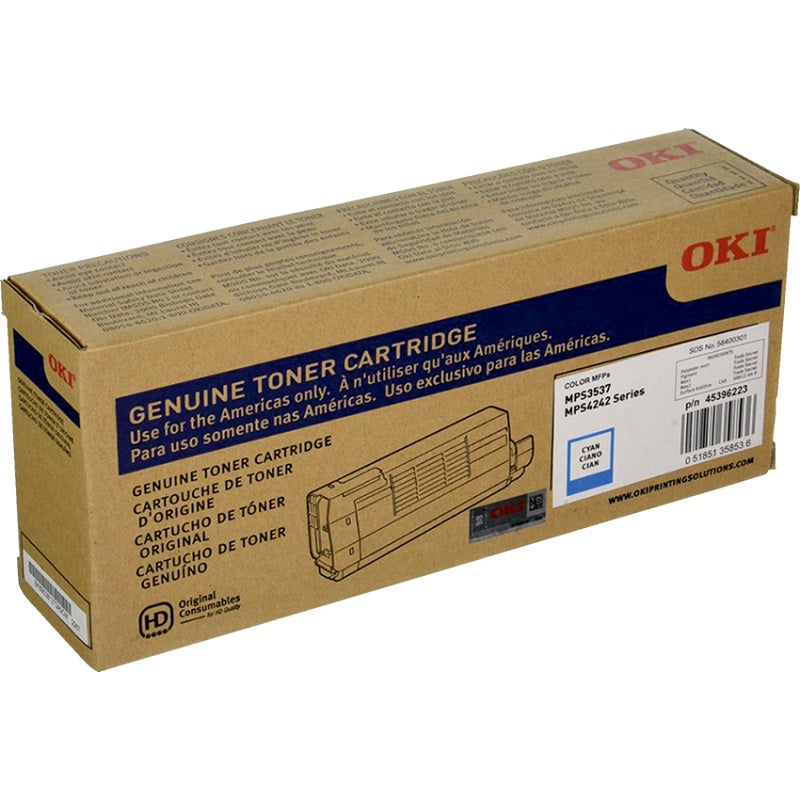 Laser Toner-Okidata Cyan - 45396223