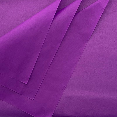 Tissue Paper-20" X 30" Purple, 24 Sheets/Pack - 45408