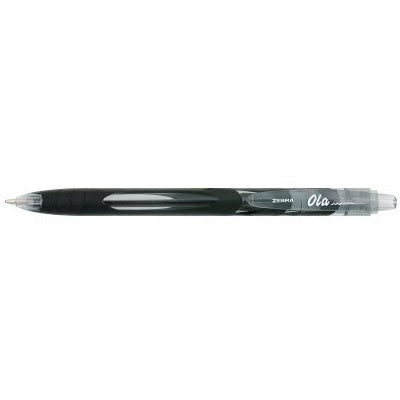 Pen-Retractable, Ola 1.0Mm Black 12/Bx - 45888-23510