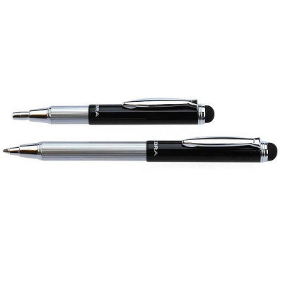 Stylus Pen-Telescopic Ballpoint,1.0Mm Black/Black Ink - 45888-33611