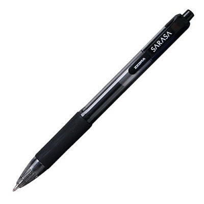 Pen-Retractable, Sarasa Gel 1.0 Mm Black 12/Bx - 45888-46610
