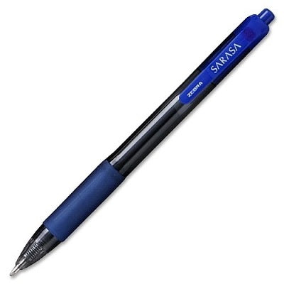 Pen-Retractable, Sarasa Gel 1.0Mm Blue 12/Bx - 45888-46620