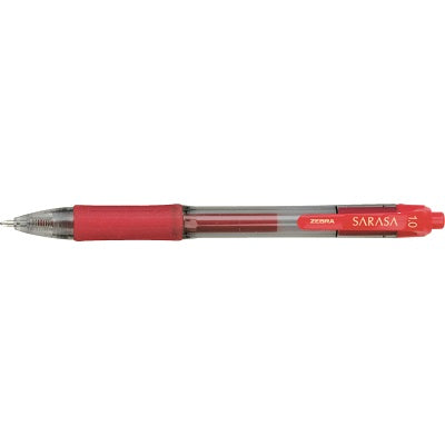 Pen-Retractable, Sarasa Gel 1.0 Mm Red 12/Bx - 45888-46630