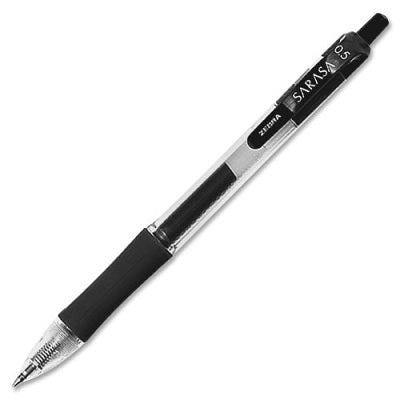 Pen-Retractable, Sarasa Gel 0.5Mm Black12/Bx - 45888-46710