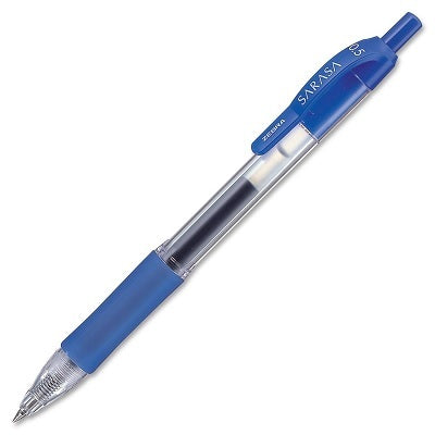 Pen-Retractable, Sarasa Gel 0.5Mm Blue 12/Bx - 45888-46720