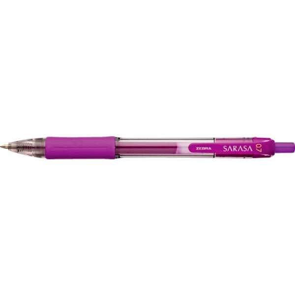 Pen-Retractable, Sarasa Gel 0.7Mm Violet 12/Bx - 45888-46860