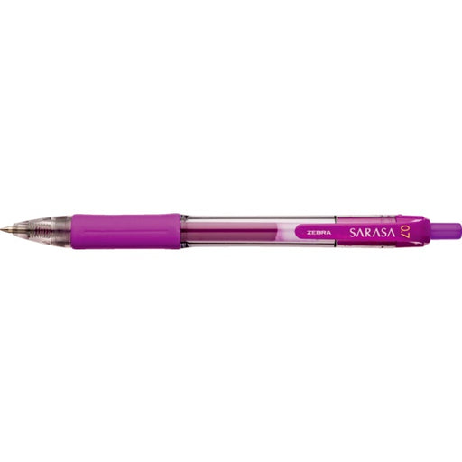 Pen-Retractable, Sarasa Gel 0.7Mm Violet 12/Bx - 45888-46860