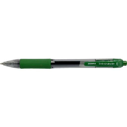 Pen-Retractable, Sarasa Gel 0.7Mm Green 12/Bx - 45888-46880