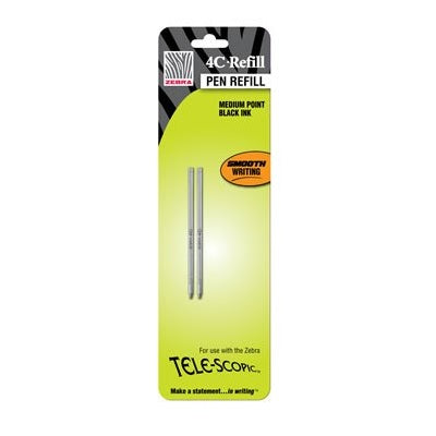 Pen Refill-Zebra T For Telescopic Retractable 1.0Mm, Black - 45888-84412