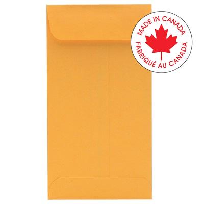 Envelope-Coin #6, 3-1/2X6-1/2 Golden Kraft, 500/Box - 4600430B