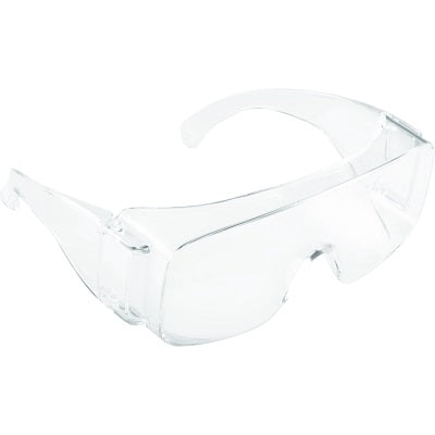 Safety Glasses-Over-The-Glass,Wraparound Design, Clear - 47110HI-DC