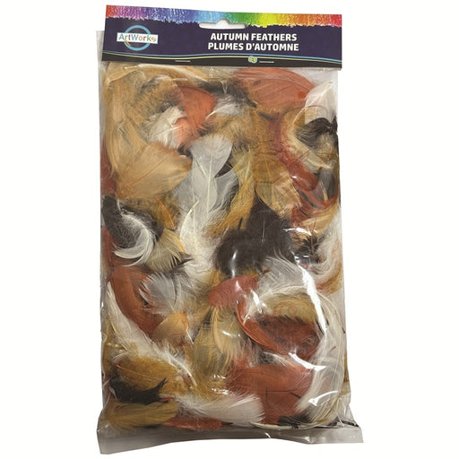 Feathers-Decorative Autumn Assorted Colours - 47753