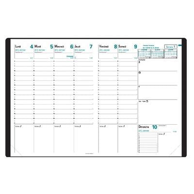 Planner Refill-Weekly, 9.5X7.25 Trinote French 2025 - 48001F