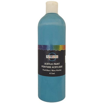 Paint-Acrylic Artworks 473Ml. Pool Blue - 49303