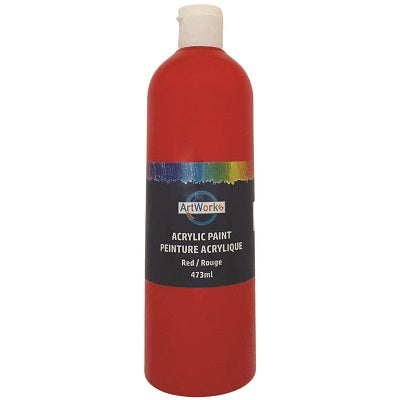 Paint-Acrylic Artworks 473Ml. Red - 49304