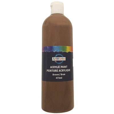 Paint-Acrylic Artworks 473Ml. Brown - 49308