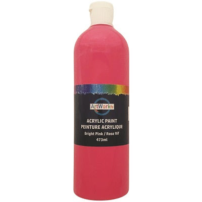 Paint-Acrylic Artworks 473Ml. Bright Pink - 49310